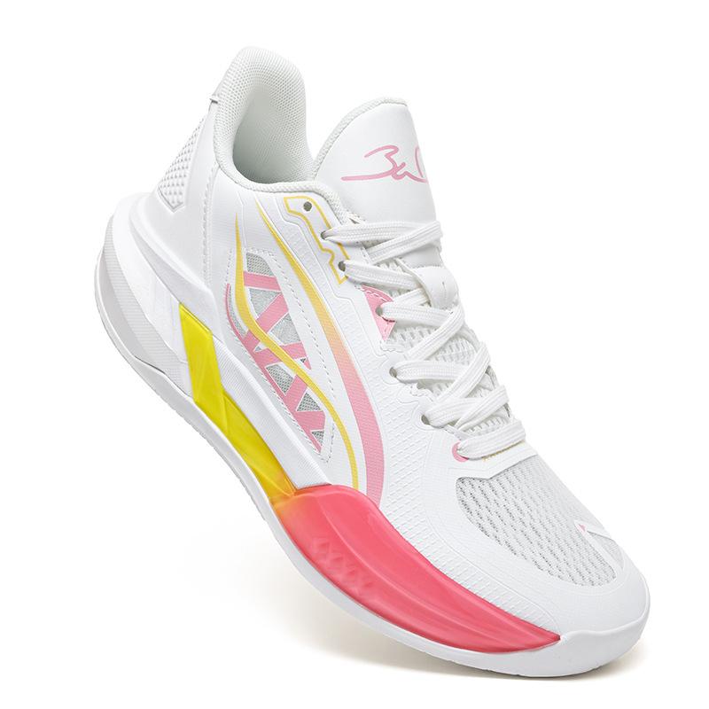 New basketball shoes men's cushioning breathable youth mesh wear-resistant non-slip loud fashion sports shoes