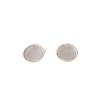 Natural Selenite Gemstone 925 Sterling Silver Handmade Jewelry Cufflinks 0.59" CL-2-26