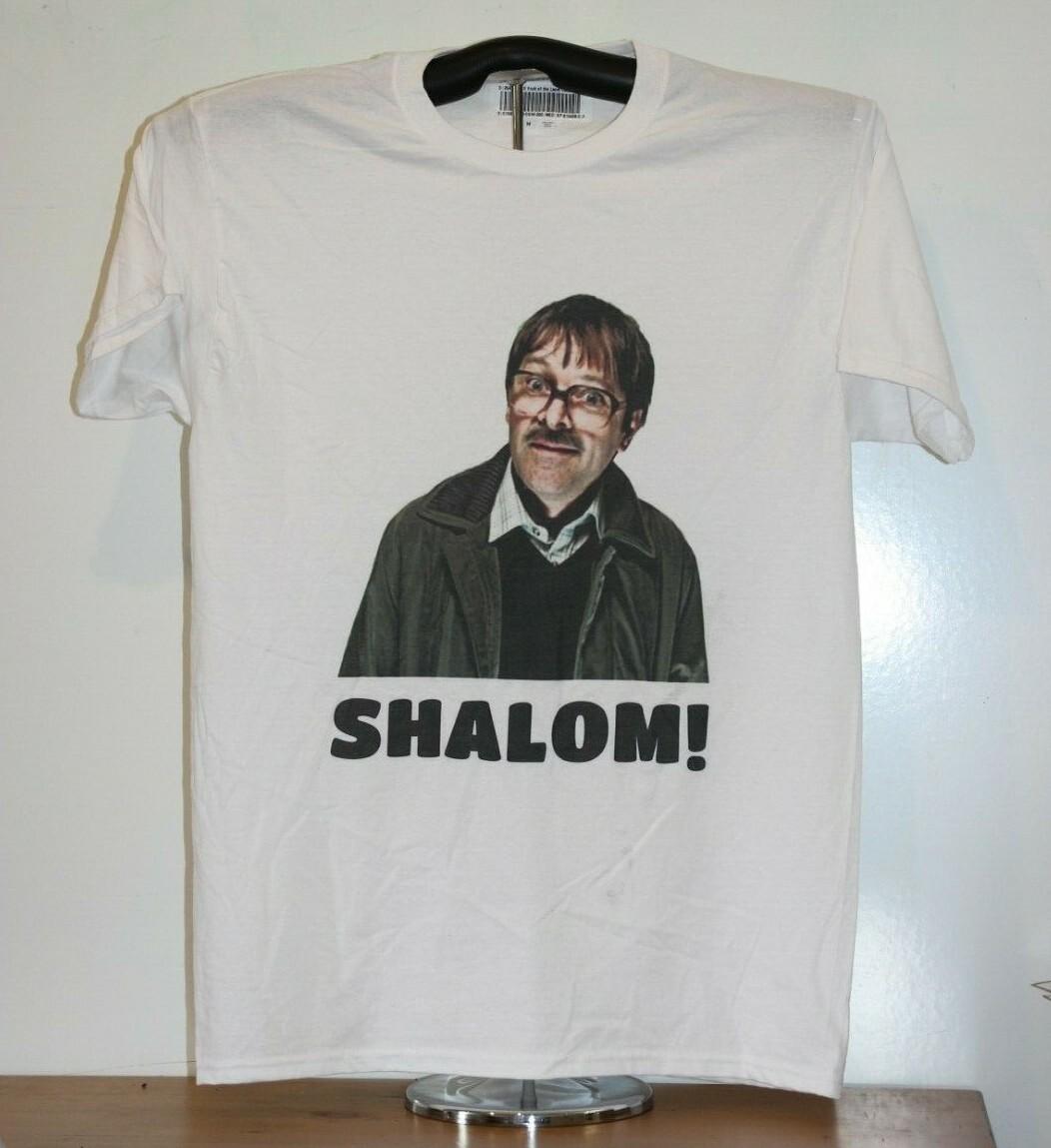SHALOM! - Friday Night Dinner Jim T-Shirt Medium, White S