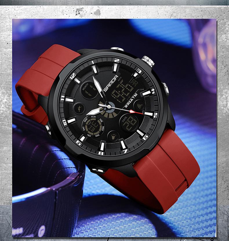 Sanda Youth Luminous Waterproof Multifunctional Men's Sports Watch