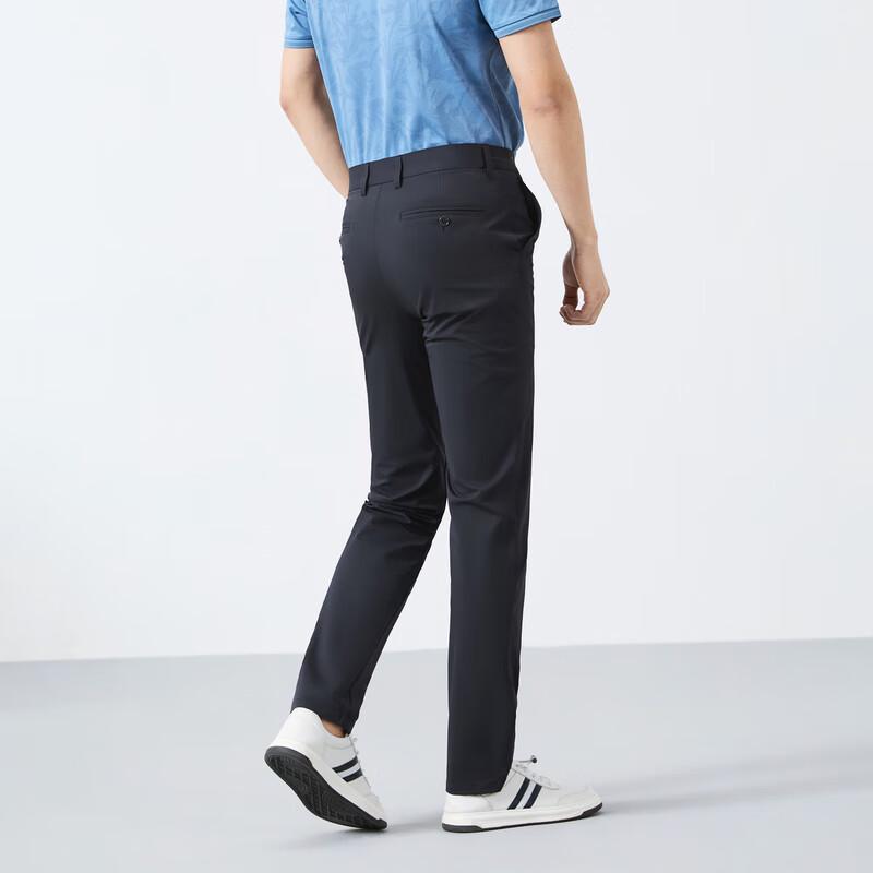 

Septwolves Men s Textured Nylon Business Casual Pants 33 175/84A