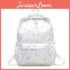 Stylish Nylon Student Backpack With Star Printed For Middle School And High School Students