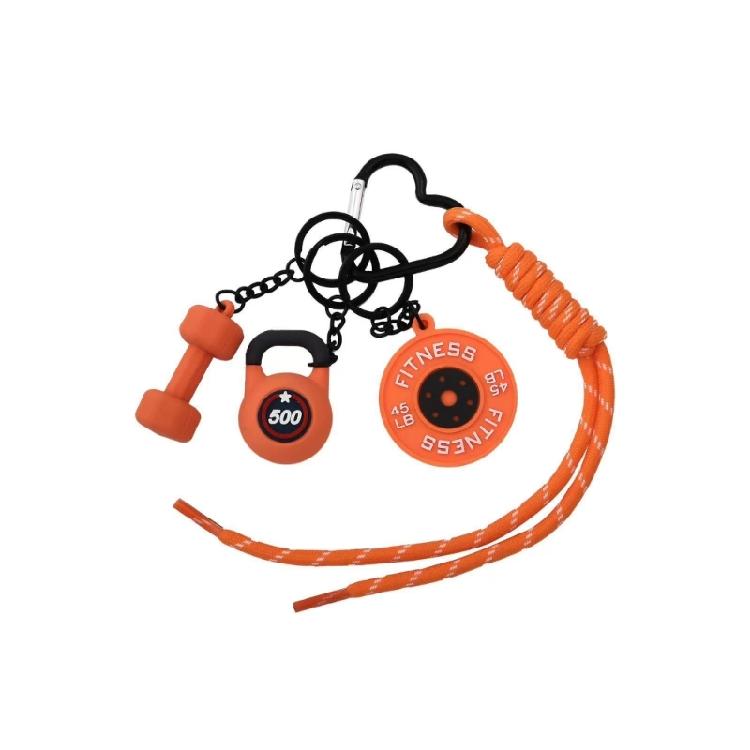 Athletic Styles Key Holder Premium PVC Construction Trendy Bag Charm For Sports Equipment Organization