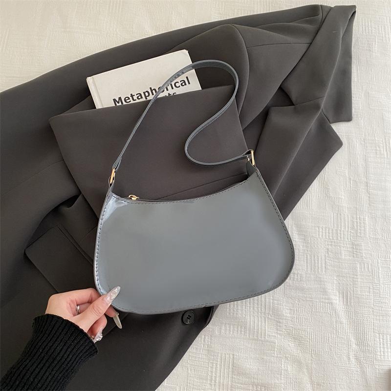 

Today s fashion shoulder bag women s trend new versatile solid color gentle underarm bag