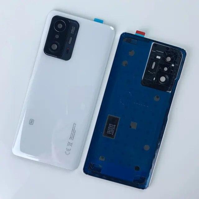 Mi11T Pro Battery Cover For Xiaomi Mi 11T Pro 5G Battery Door Back Glass Rear Housing  Replacement With Camera Lens