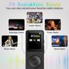 Portable MP3 Player Bluetooth-compatible Wireless Auxiliary Connectivity 1.8Inch Display Music Player E-Book Voice Recorder