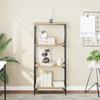 VidaXL 4-Tier Bookcase Sonoma Oak 59x35x132 Cm 837618