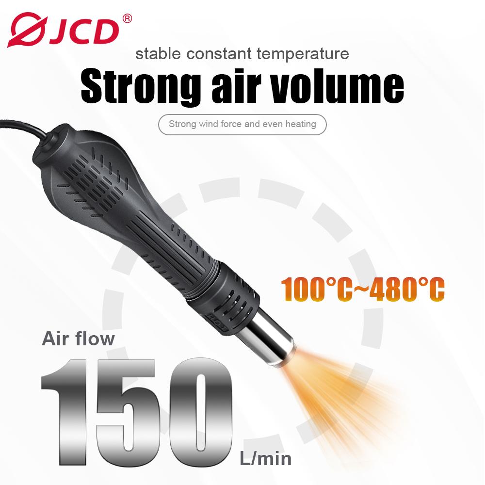 JCD 2 In 1 750W Soldering Station LCD Digital Display Rework Welding Station for Cell-phone BGA SMD IC Repair Solder Tools 8898