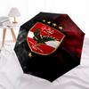 1pc Al Ahly FC Umbrella, Sun Protection, And UV Shielding. It Has Eight Sturdy Ribs for Outdoor Use And Perfect As a Holiday Gift