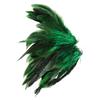 ABWR-Approx. 300Pcs Dyed Decoration Rooster Cock Feather Green
