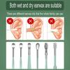 6 bucăți/set Curățător de urechi Culegători de ceară pentru urechi Kit de îndepărtare a ceară de îndepărtare a urechilor din oțel inoxidabil Kit de piercing pentru chiuretă pentru ceară de urechi Instrumente de îngrijire a urechilor
