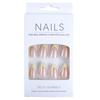 High-End Yellow French Almond Press-On Nails - Stylish Sweet Patch Design