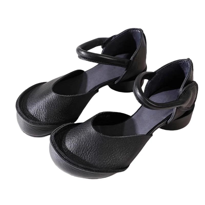 Heeled Sandals Women's Designer Casual Sport Shoes Summer Women 2025 Fashion Dress Slides Walking New Retro Zapatos De Mujer