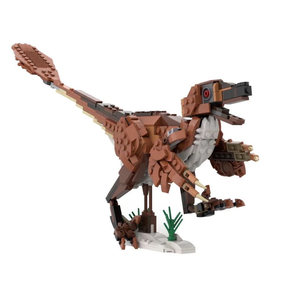 MOC Velociraptor mongoliensis Bausteine Spielzeug Geschenk