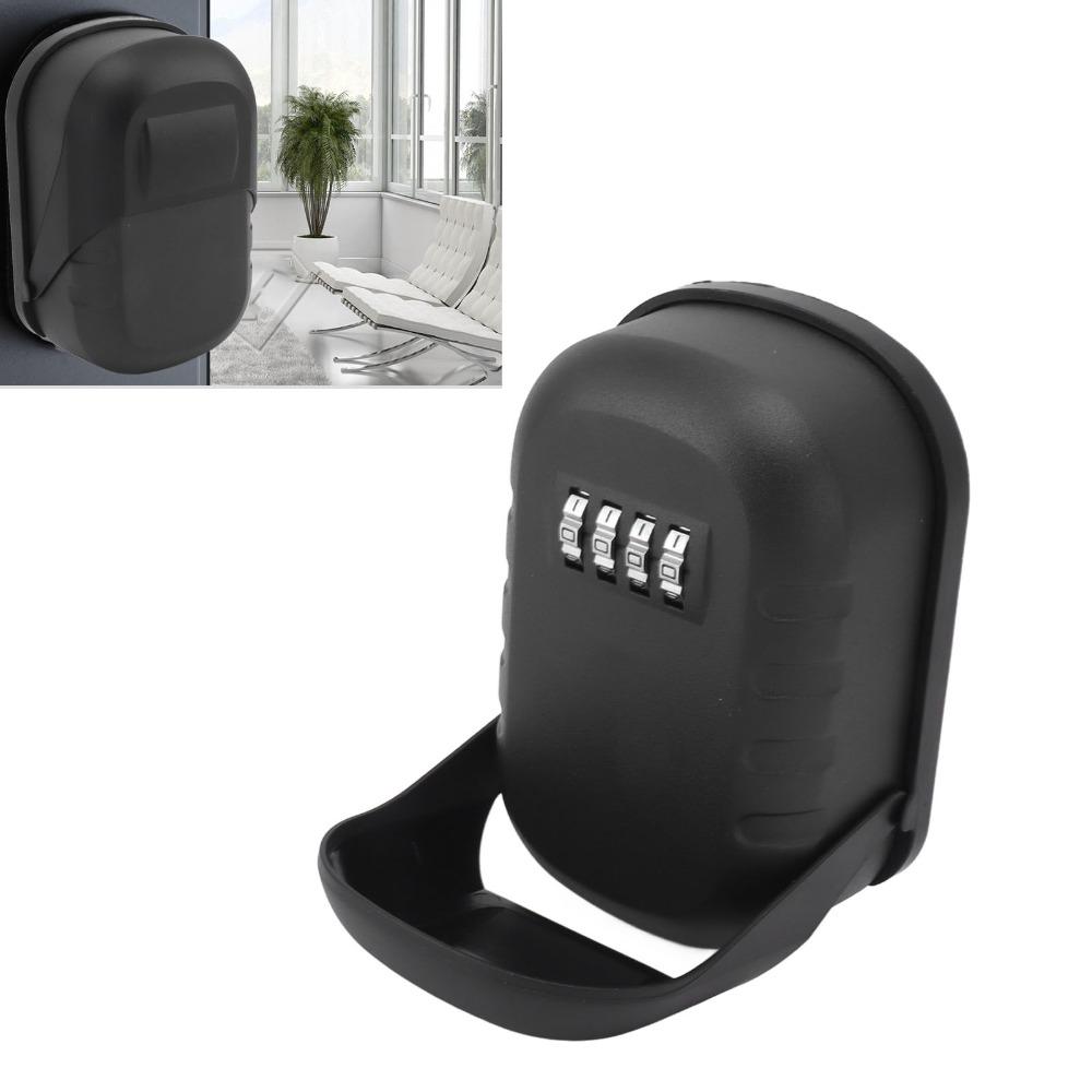 Wall Mounted Key Lock Box Anti-Dust Security Lock Box Security Combination Lock Box Garage