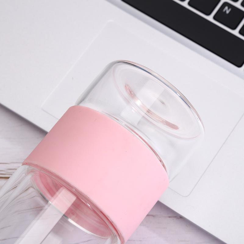 Exquisite Double Glass Water Bottle With Case Tea Drink Bottle Infuser Tumbler Drinkware Waterbottle High Quality Eco-Friendly