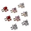 1PC Luxury Fashion Clothing Closures Alloy Swan Rhinestone Button Originality Swan Rhinestone Button Set Alloy Button