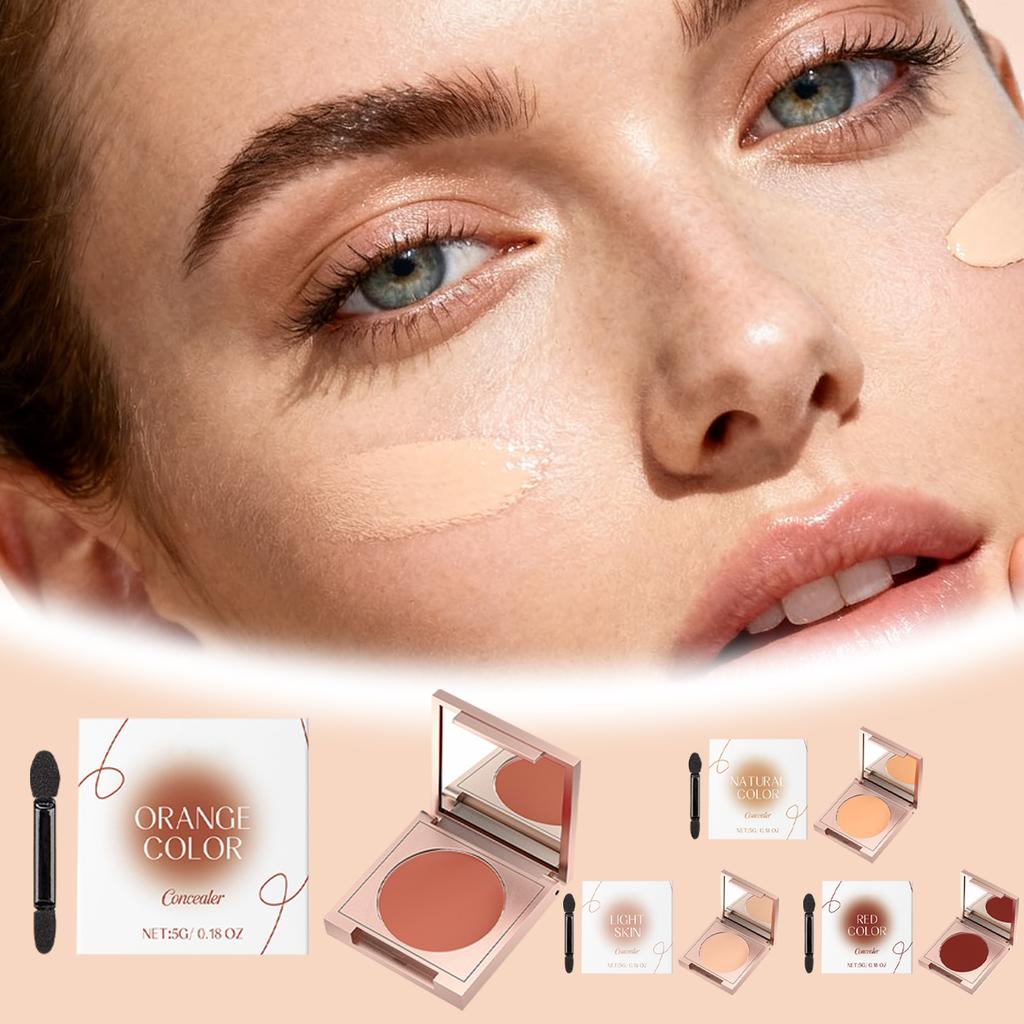 Waterproof Concealer, Eye Circle Corrector Weakens Pores, Leaving No Foundation Concealer To Fade Dark Circles (with Brush)