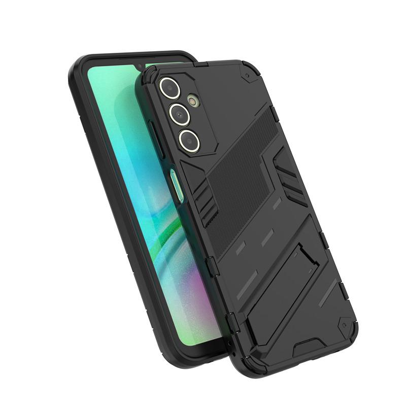 For Samsung Galaxy A15 Case Punk Armor PC Stand Holder Cases Shockproof TPU Phone Back Cover Samsung Galaxy A05 A05S A15 A25 5G