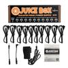 Fonte de Alimentação Isolada para Pedais de Efeito de Guitarra com 10 Saídas DC para Pedais de Efeito de Guitarra 9V/12V/18V com LED Azul Instrução