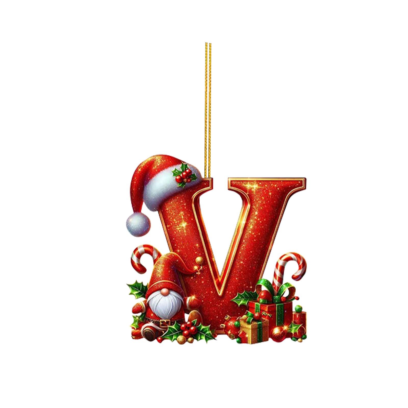 

26 букв,Рождество,Украшения,Акрил,1 One Size