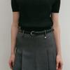 ELLE VEGAN LEATHER BELT_4colors