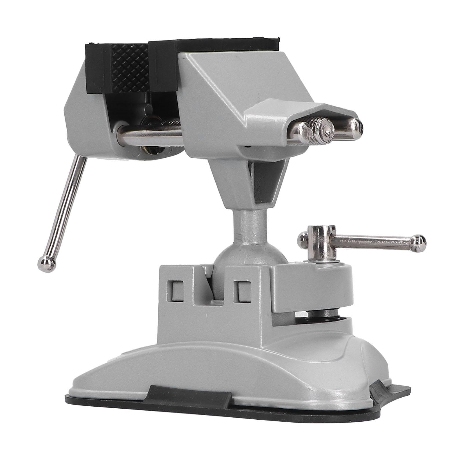 

Bench Vise Flat Push Type Mini Table Jaw with Suction Cup Base Desktop Clamping Tool SK 293