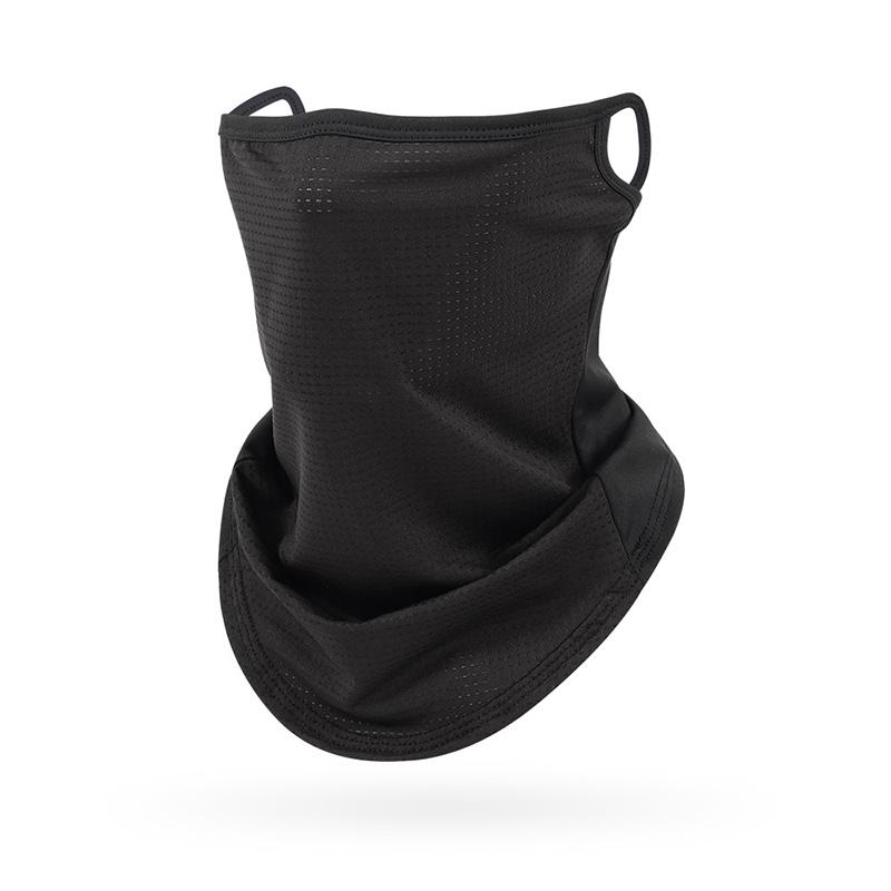 Hanging Ear Type Ice Wire Mesh Face Mask Summer Sunscreen Dustproof Neck Cycling Breathable Scarf Neck Cover for Ski Fishing