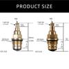 Brass Slow Opening Spool Faucet Cartridge Valves Core Replacement Faucet Hot And Cold Water Spool Faucet Repair Parts