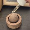 1 Pcs Creative Ornament In The Shape Of A Sphere For Diffusing The Fragrance Of Aromatherapy Black Walnut Car Diffuser Wood