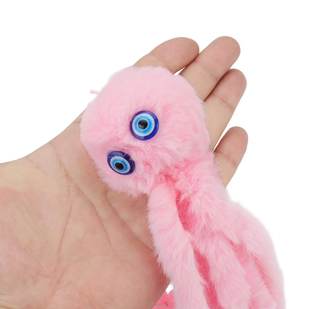 Small Octopus Cat Toy Suction Cup Hanging Cat Toy Squid Retractable Hanging Door Pet Supplies Self-hey Interactive