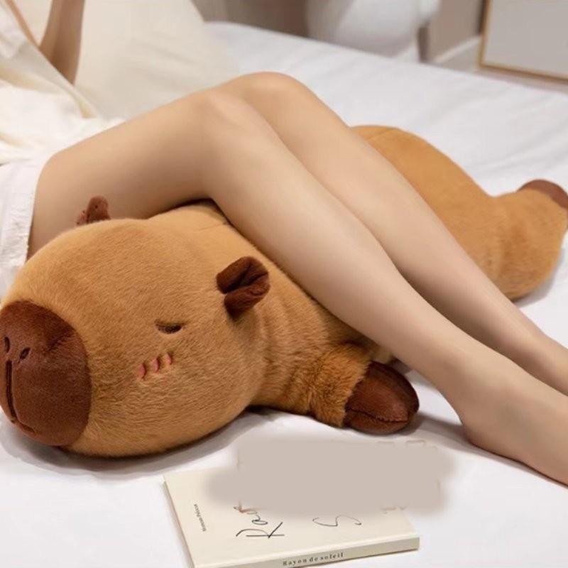 Adorable Capybara Plush Doll Soft Toy Cozy Pillow For Relaxing Comfort At Home