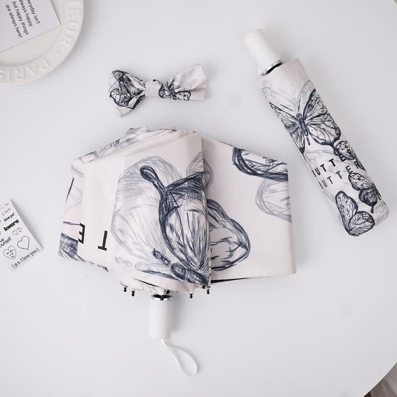 

OIMG New Chinese Style Butterfly Folding Umbrella