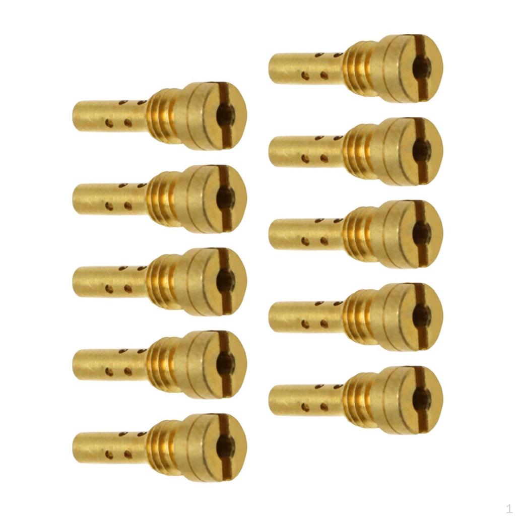 Carburetor Jet Repair Kit - 10 Pieces for Keihin CV Cvk Fce Models