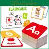 Educatieve Dieren Flashcards Voor Kinderen Met Engelse Letters Leer Set Voor Vroege Educatie