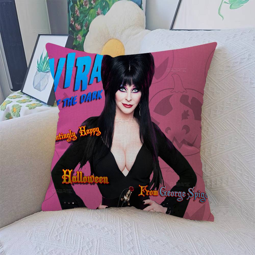 Movie EElvira MMistress Of The Darks Cushion Cover Pillowcase Upholstery Sofa Throw Pillow Home Decor Pillowcas