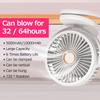 Fan Quiet Charging Small with Clip USB Desktop Dormitory Electric Mini Car Hand Held Fan