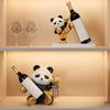 62KD Panda Wine Bottle Holders Panda Wine Rack Adds Artistic Touch To Living Room Office Decoration Wine Gift for Women
