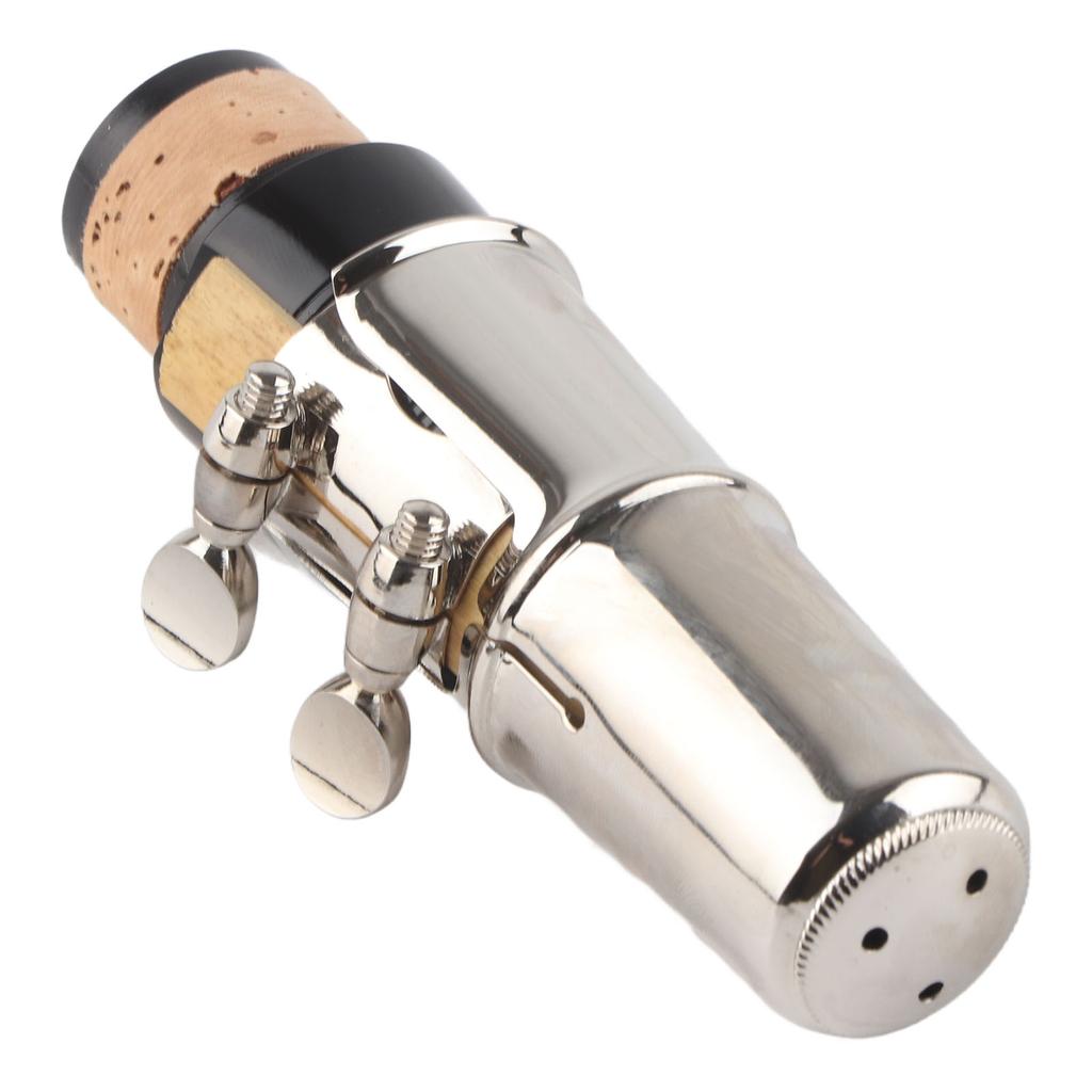 Clarinet Mouthpiece Kit with Ligature and Plastic Cap Portable Black Clarinet Accessory