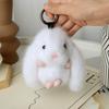 Adorable Rabbit Faux Fur Keychain Plush Doll Bag Charm
