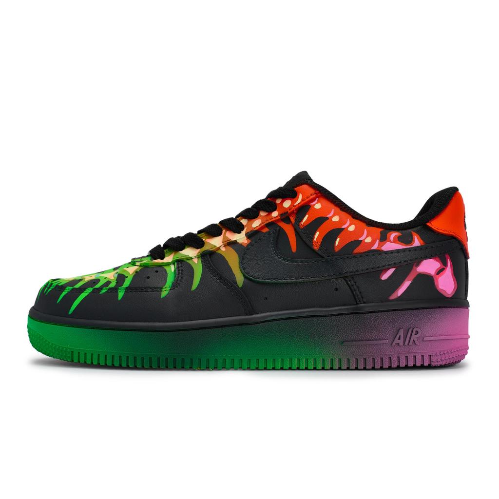 Nike Air Force 1 csúszásmentes alacsony szárú gördeszkás cipő Uniszex Fekete CW2288-001(Team80-S-BOX)