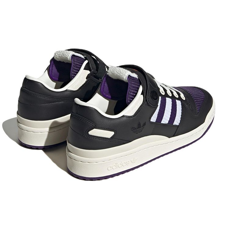 Adidas Forum 84 Low Black Purple Unisex Sneakers Core-Black Cloud-White HQ7001