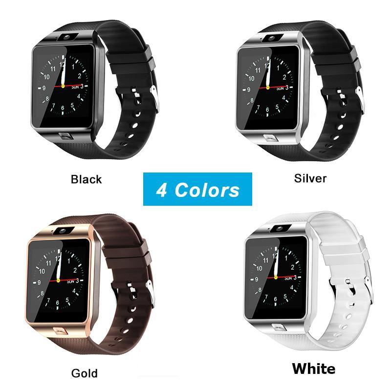 Original DZ09 Smart Watch Bluetooth Wearable Devices Smart Wristwatch For iPhone Android Phone Watch With Camera Clock SIM TF