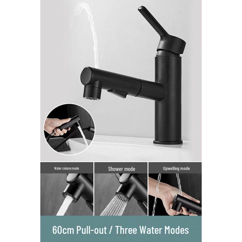 MDNG Tall Pull-Out Hot and Cold Basin Faucet