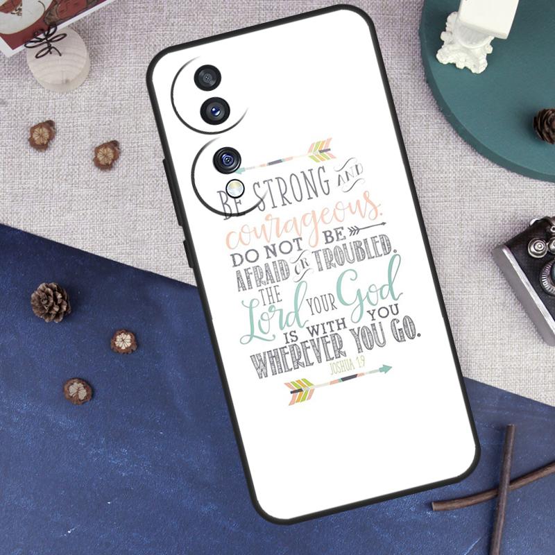Bible Verse Jesus Christ Christian Case For Honor Magic 7 6 5 8 Pro Cover For Honor 400 200 50 70 90 Lite X8a X8b X9a X9b X9c