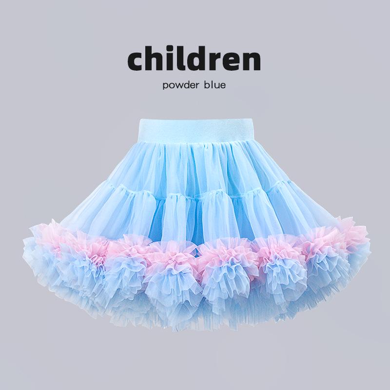 Princess Tutu Skirt for Girls - Fluffy Mesh Christmas Dress