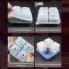 Silicone Whiskey  Ice Cube Maker Tray with Lid Household DIY Ice Mold  Kitchen Bar Accessories  for Cooling Drinking