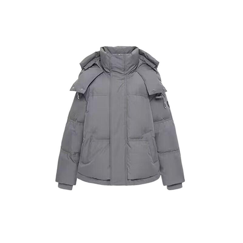 Women's Short Hooded Cotton Jacket for Winter