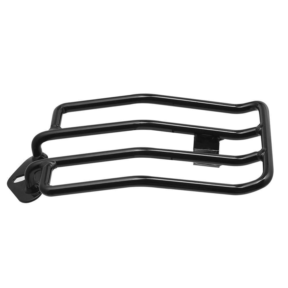 Black Motorcycle Rear Solo Seat Luggage Rack Bracket Support Shelf For Harley Sportster Iron XL 883 1200 2004-2019