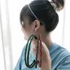 Women Hair Hoop Sparkling Sequins Elastic Headband DIY Glitter Handmade DIY Hair Hoop Christmas Accessories